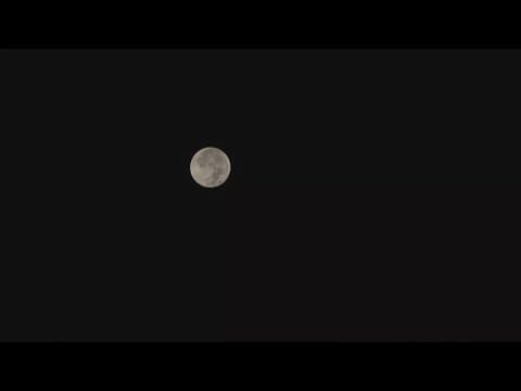 A Harvest Moon was visible over North Texas this evening, marking the start of fall