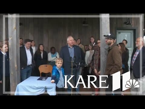 Gov. Tim Walz signs newly-passed farm and broadband bills