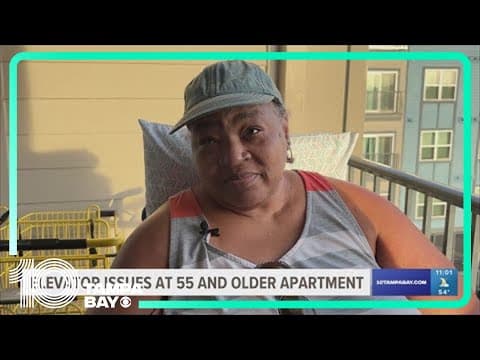 Out-of-service elevator at 55+ community leaves St. Pete residents stranded for more than 10 days