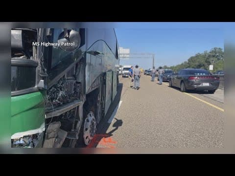 Charter bus crashes headed to New Orleans, 11 injured, 2 airlifted