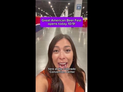 Great American Beer Fest opens today