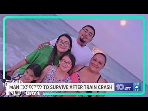 Man expected to survive after deadly train crash