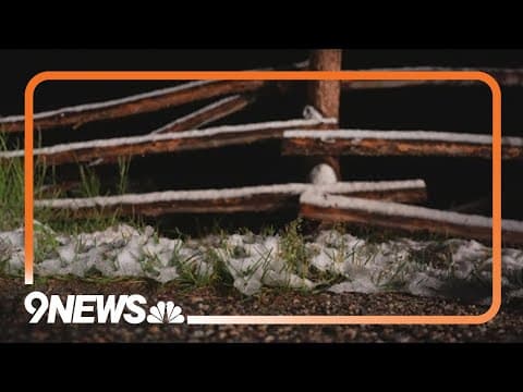 Colorado sees first snow of the season