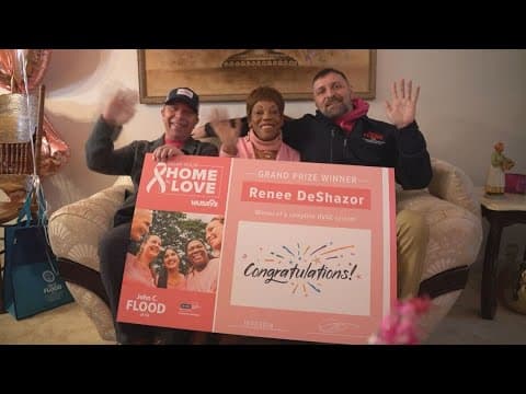 John C. Flood's Wrap Your Home in Love Breast Cancer Winner