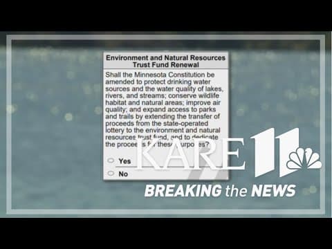 Minnesotans to vote on lottery money amendment