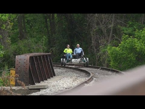 Chuck Lofton highlights Noblesville experiences ahead of his retirement: Nickel Plate rail bikes