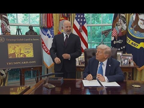 President Trump signs executive order, applying fee to visa applications
