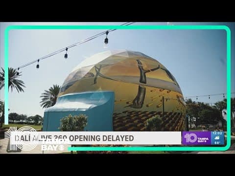 Dalí Alive 360° opening delayed