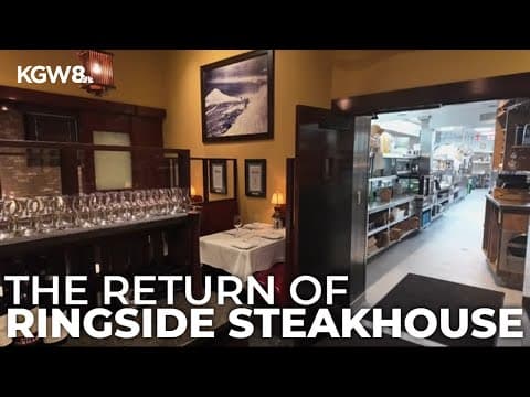 Ringside Steakhouse restores historic restaurant after April fire, retains staff