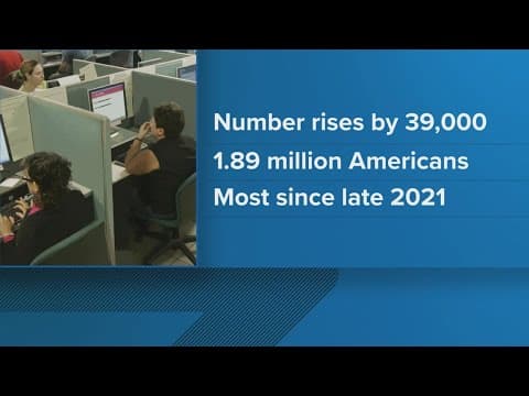 Rise in those seeking unemployment benefits