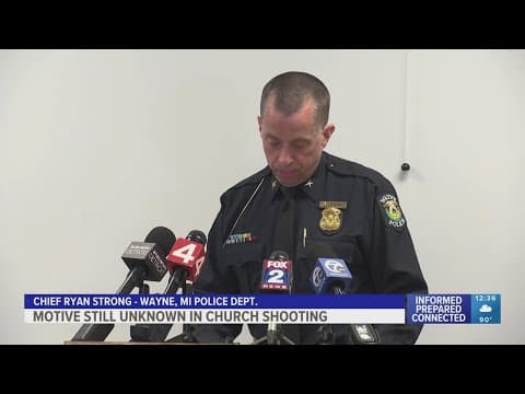 Officials look for motive in Michigan church shooting