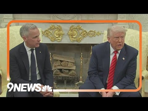 Trump, Carney faceoff in Oval Office leaves gaping differences on trade, 51st state