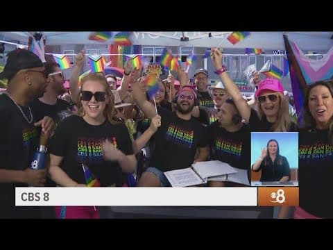 San Diego Pride Parade 2023 | CBS 8 family joins the fun