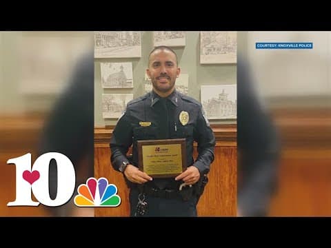 KPD honors officer who made 55 DUI arrests during 2022