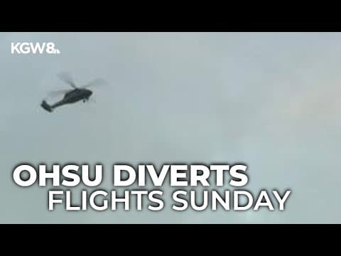 OHSU says emergency flights will be diverted amid planned 'laser party' in South Portland
