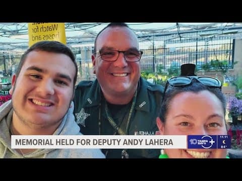 Hundreds gather to honor Deputy Andy Lahera