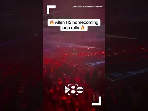Allen High School homecoming pep rally 🔥