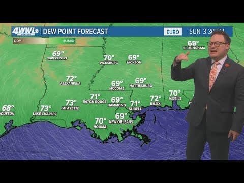 New Orleans Weather: Cold front could bring some heat relief next week, less humid