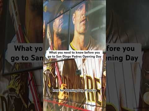 What you need to know before you go to the San Diego Padres Opening Day. #padres #baseball