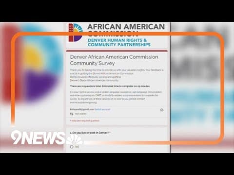 Denver launching survey for Black community to share concerns