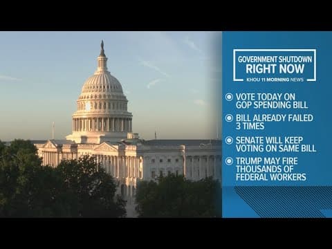 Government shutdown continues: Senate to vote on short-term spending bill