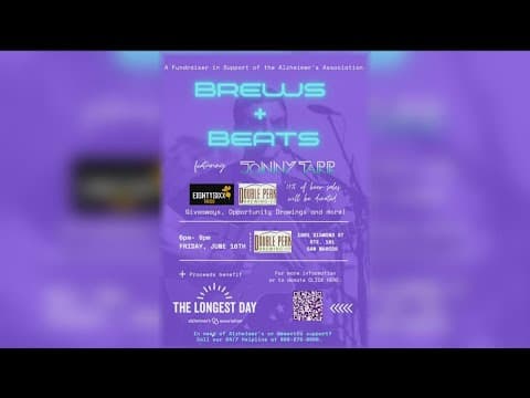 Alzheimer’s Association hosting Brews & Beats fundraiser to raise awareness of disease