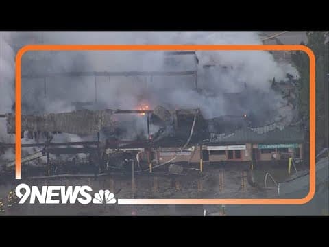 RAW: Aftermath of the Nederland shopping center fire