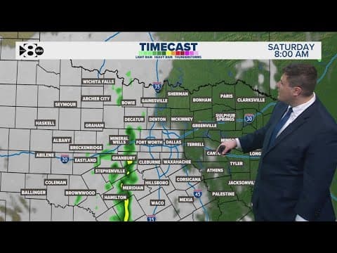 DFW Weather: More rain chances over the weekend