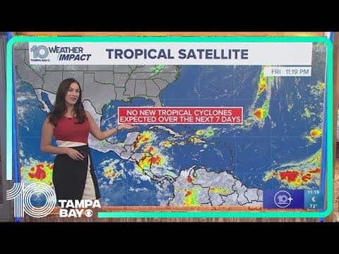 Tracking the Tropics: No new tropical cyclones expected over the next seven days