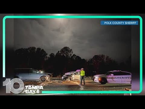 Man dies after driver crashes into his car nearly head-on, Polk County deputies say