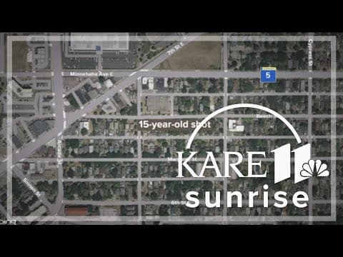 St. Paul police search for suspect after 15-year-old is shot