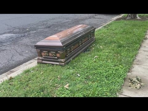 Suspicious casket shows up in Prince George's Co. -- new clues