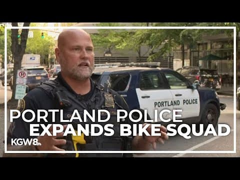 Portland police expands downtown bike squad