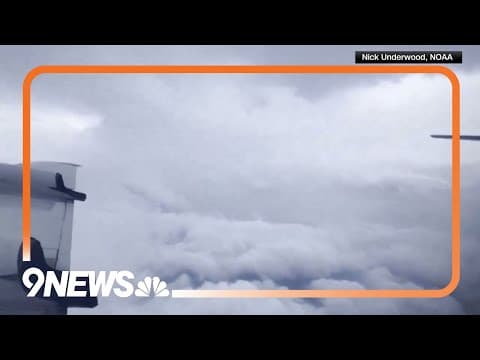 Hurricane Hunter flies through the eye of Milton