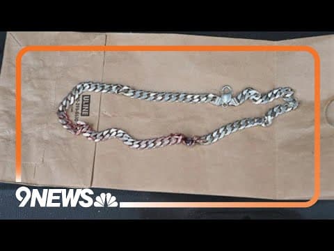 Man's silver chain saves his life