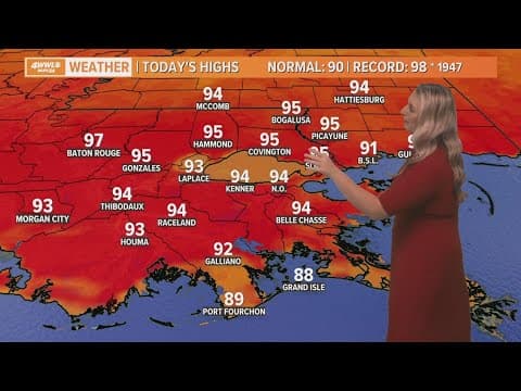 Weather: Not too humid today but humidity and rain chances increase this weekend