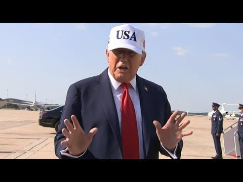 Trumps speaks on Big, Beautiful Bill and negotiations with Iran during press gaggle