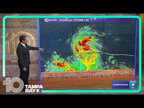 Tracking the Tropics: Tropical Storm Lee forms
