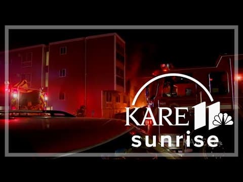 Three transported to hospital after being rescued from apartment fire in south Minneapolis