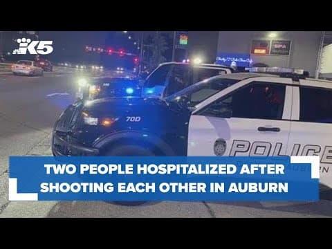 Two people hospitalized after shooting each other in parking lot