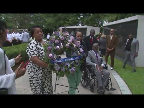 New Orleans city leaders pay tribute to Hurricane Katrina victims on 20th anniversary