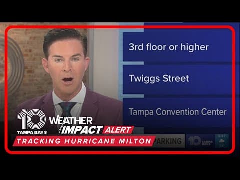 City of Tampa garages offer free parking ahead of Milton