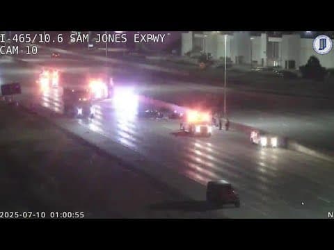 Motorcyclist killed in west Indianapolis highway crash; driver arrested