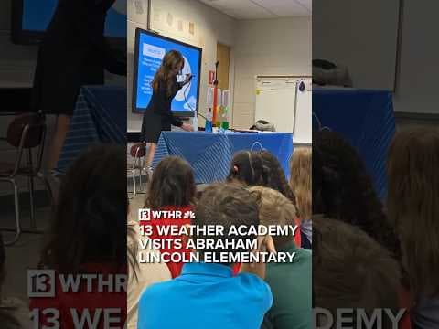 WTHR’s 13 Weather Academy visitors Indy’s south side, teaches students about weather