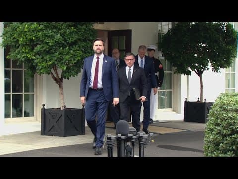 Vice President Vance tells reporters, 'we're headed to a shutdown'