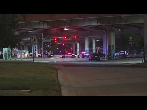 Dallas police confront alleged gunman in fatal Deep Ellum shooting