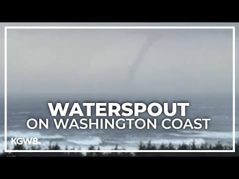 Waterspout spotted on Washington coast