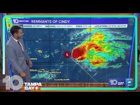 Tracking the Tropics: Cindy downgraded to remnants