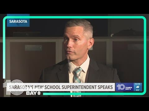 Sarasota's new school superintendent speaks