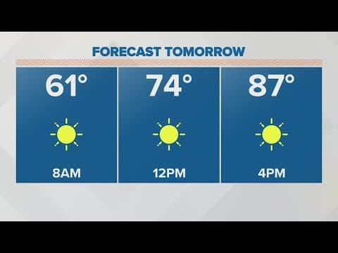 Columbus, Ohio weather forecast | Sept. 1, 2023